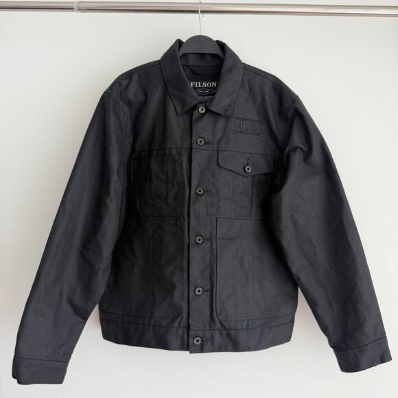 Filson Tin Cloth Short Lined Cruiser Jacket Mens Large Climate Pledge Tom Segura - Picture 1 of 12